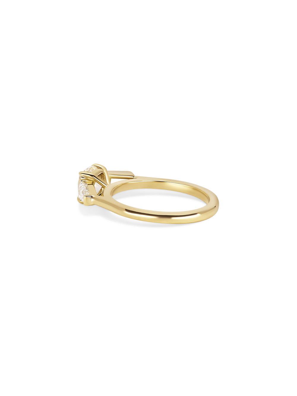 1.00ct Cushion Champagne Lyra Ring - View