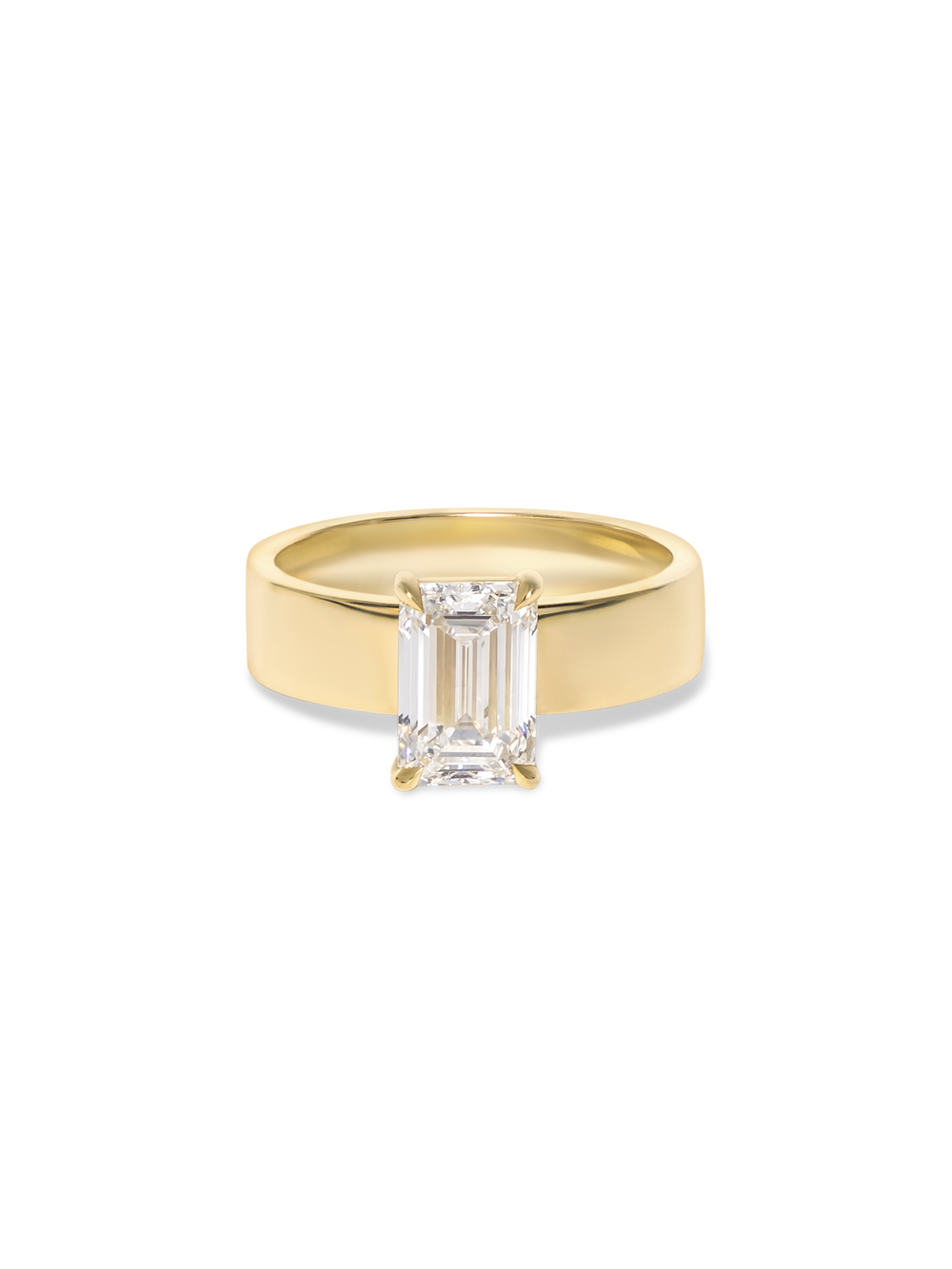 2.14ct Emerald Solitaire Ring - View
