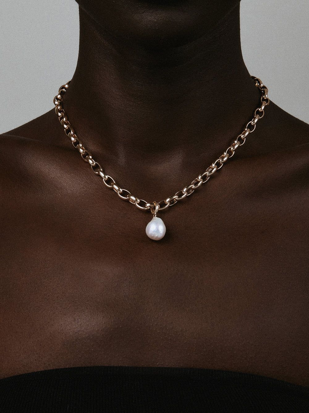 Baroque Pearl Pendant - View