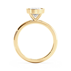 2.07ct Cushion Signature Bezel Solitaire Ring