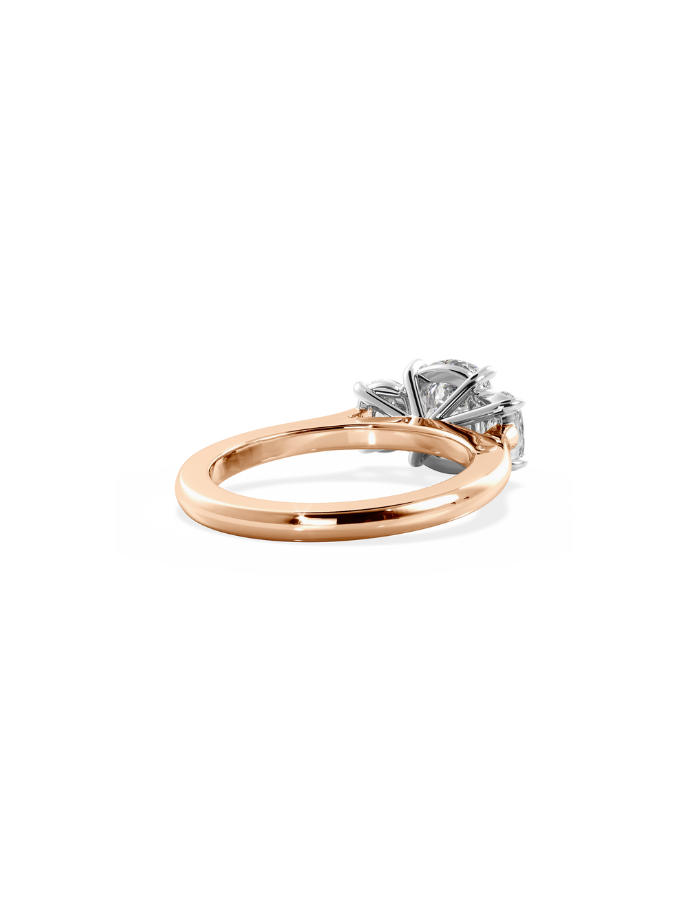 Elongated Cushion Trilogy Ring - View