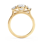 1.50ct Oval Trilogy Ring