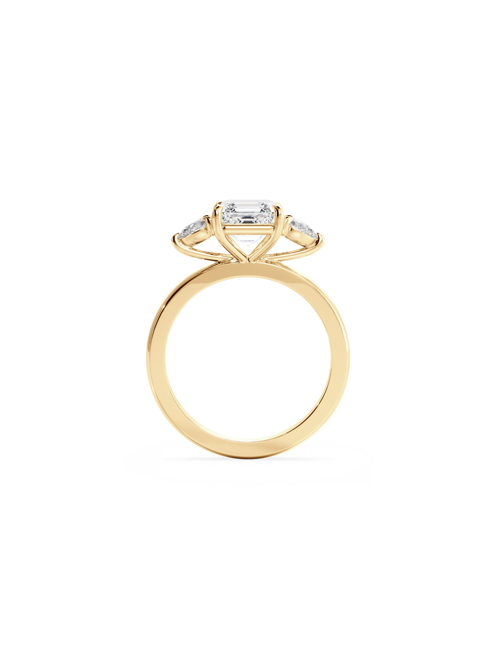 Asscher Amira Ring - View