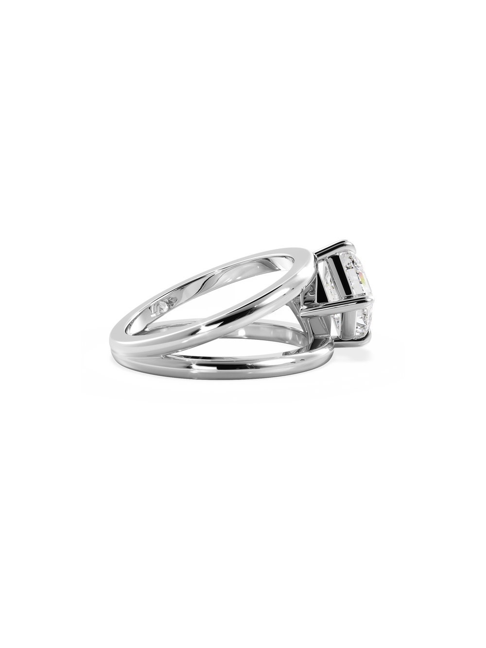 Asscher Signature Double Band Ring - View