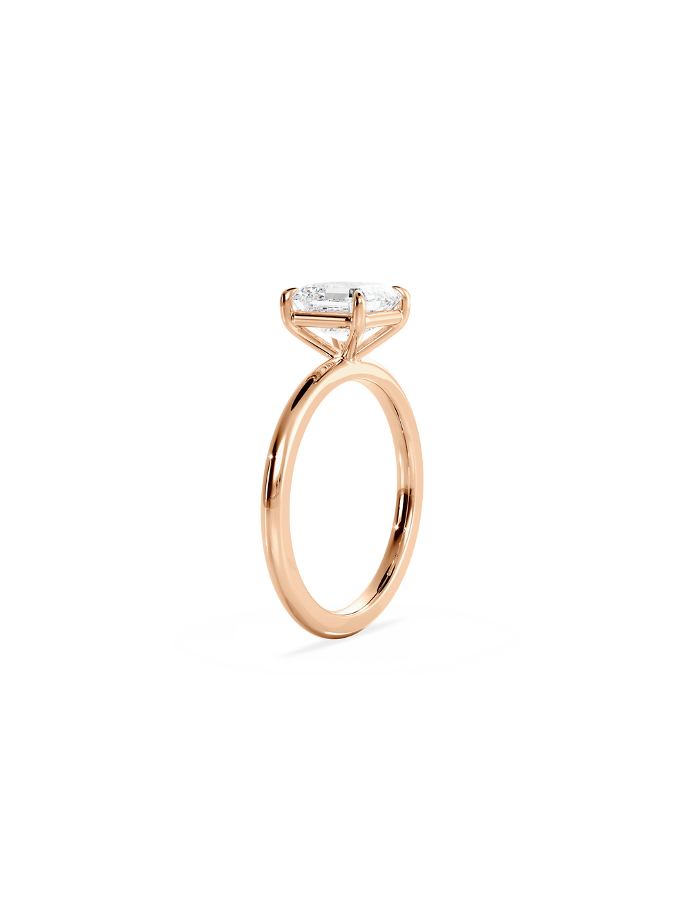 Asscher Ceremonial Solitaire Ring - View