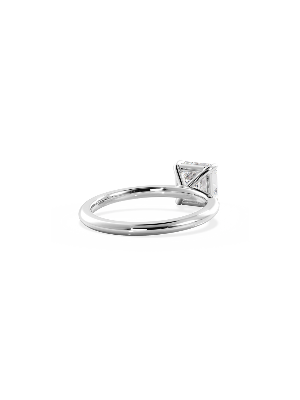 Asscher Ceremonial Solitaire Ring - View