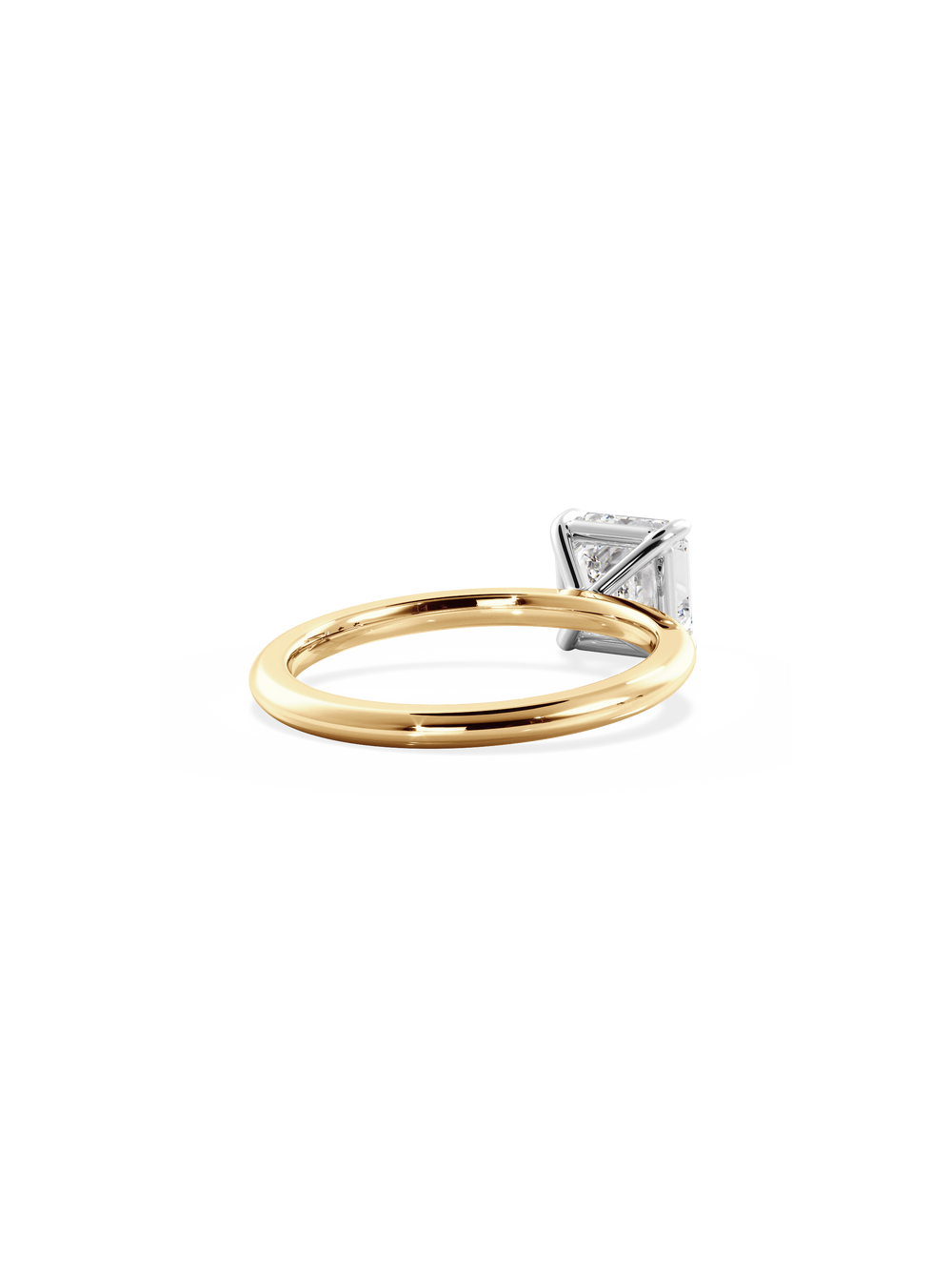 Asscher Ceremonial Solitaire Ring - View