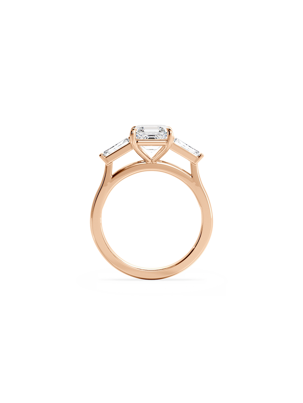 Asscher Lyra Ring - View
