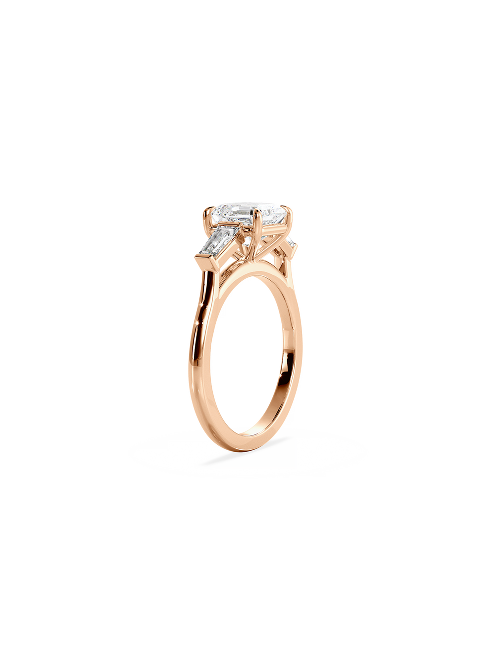 Asscher Lyra Ring - View