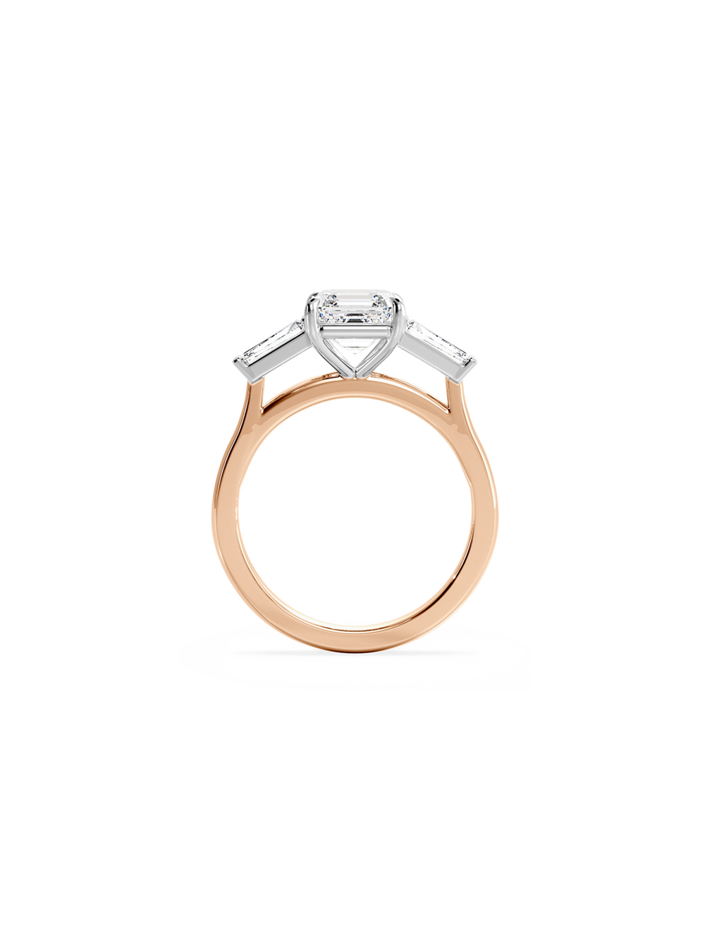 Asscher Lyra Ring - View