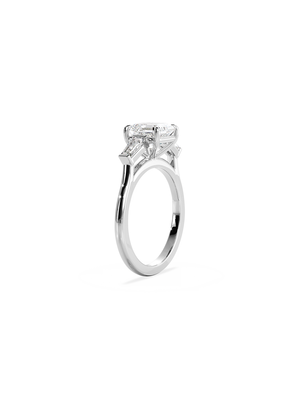 Asscher Lyra Ring - View