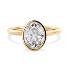 1.20ct Oval Signature Bezel Solitaire