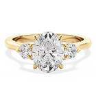 Pear Cosmic Trio Ring