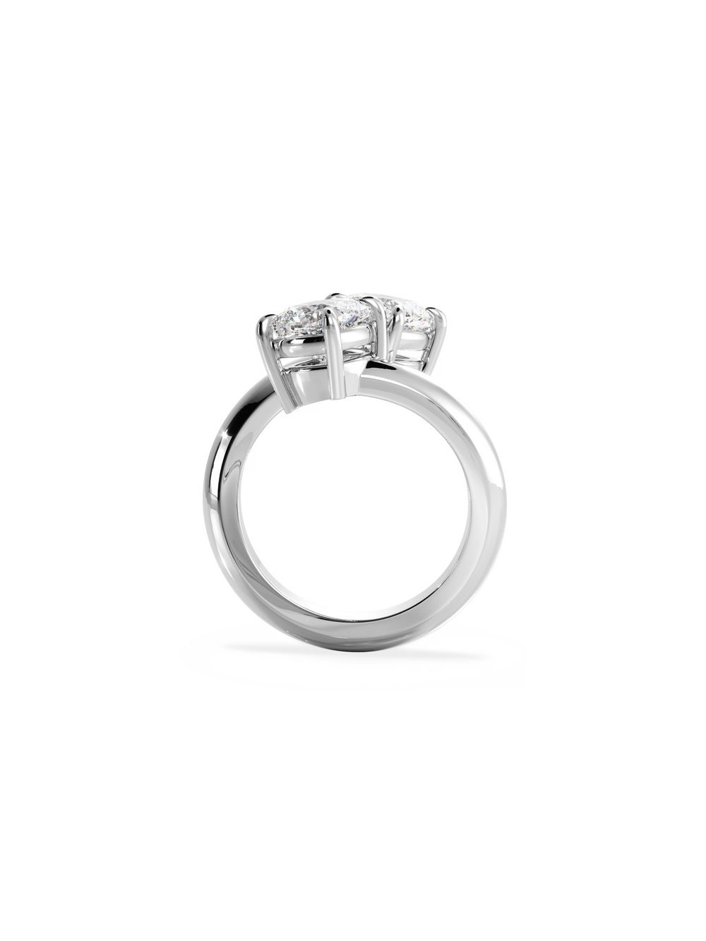 Cushion Jean Toi et Moi Ring - View