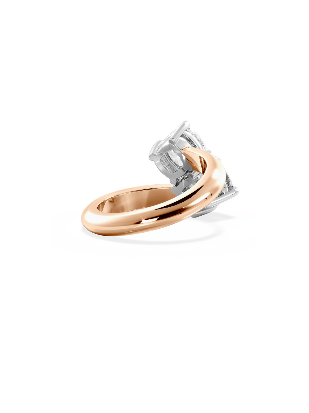 Cushion Jean Toi et Moi Ring - View