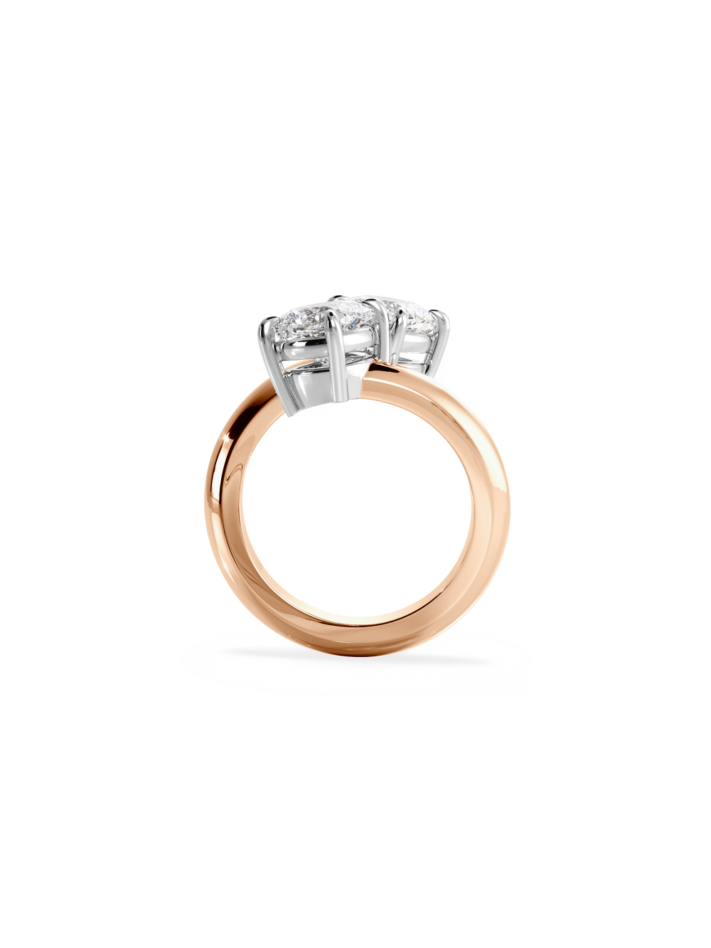 Cushion Jean Toi et Moi Ring - View