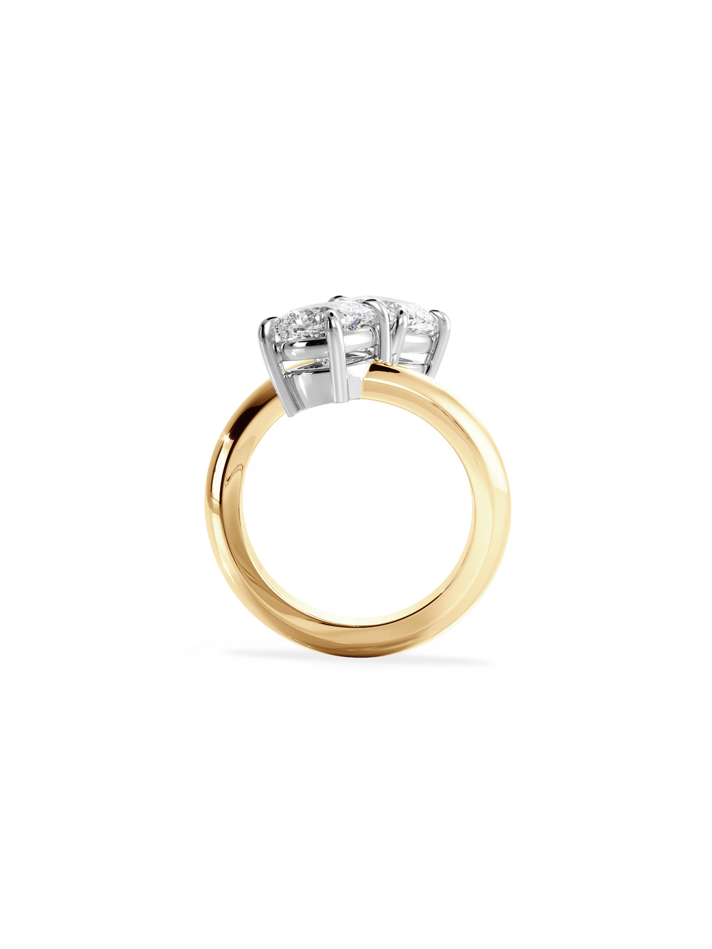 Cushion Jean Toi et Moi Ring - View