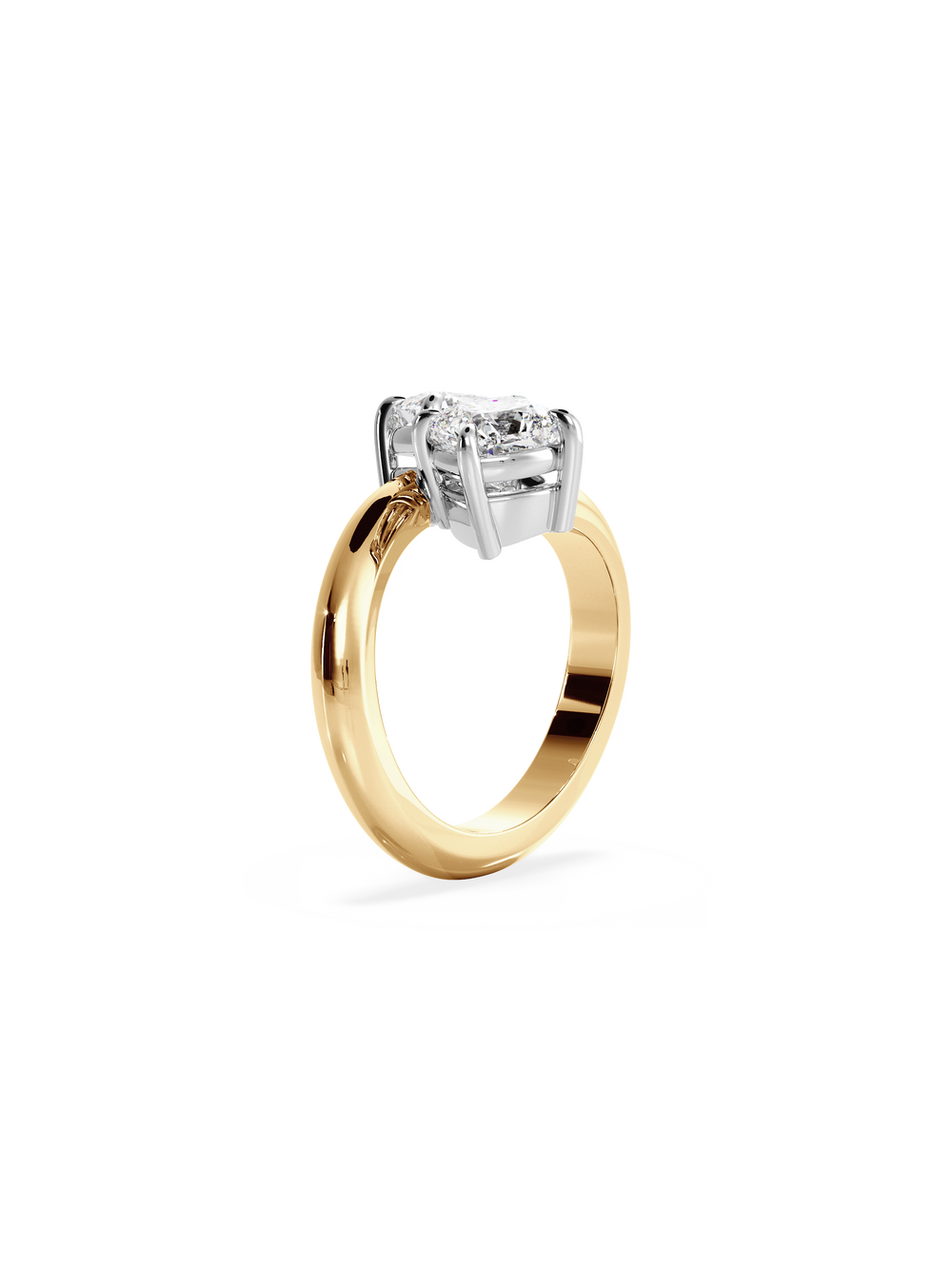 Cushion Jean Toi et Moi Ring - View