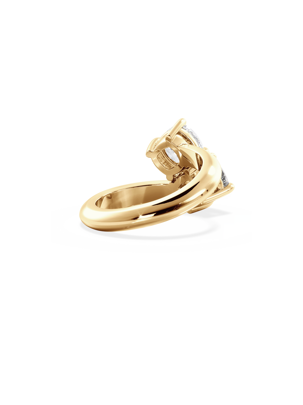 Cushion Jean Toi et Moi Ring - View