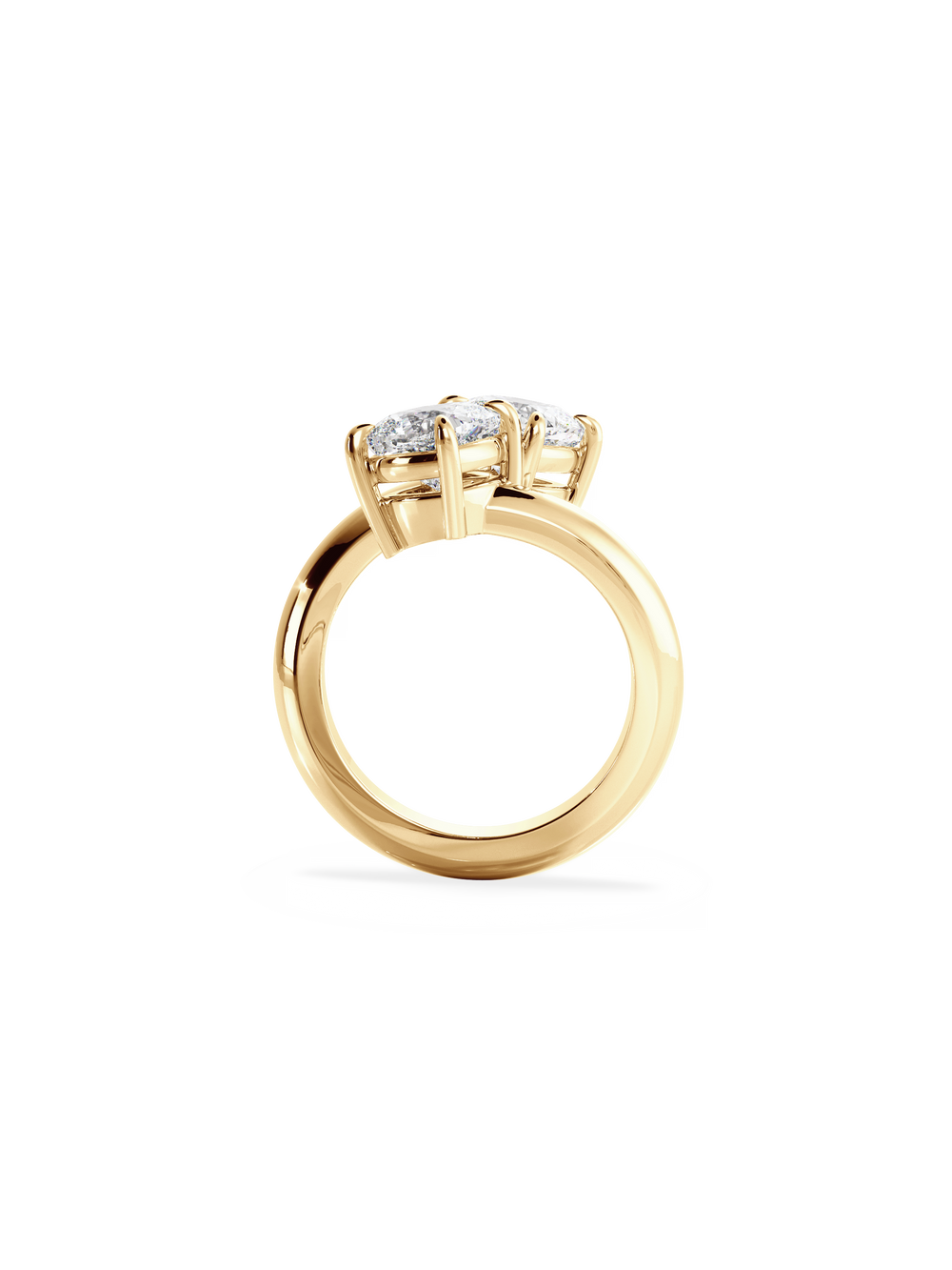 Cushion Jean Toi et Moi Ring - View