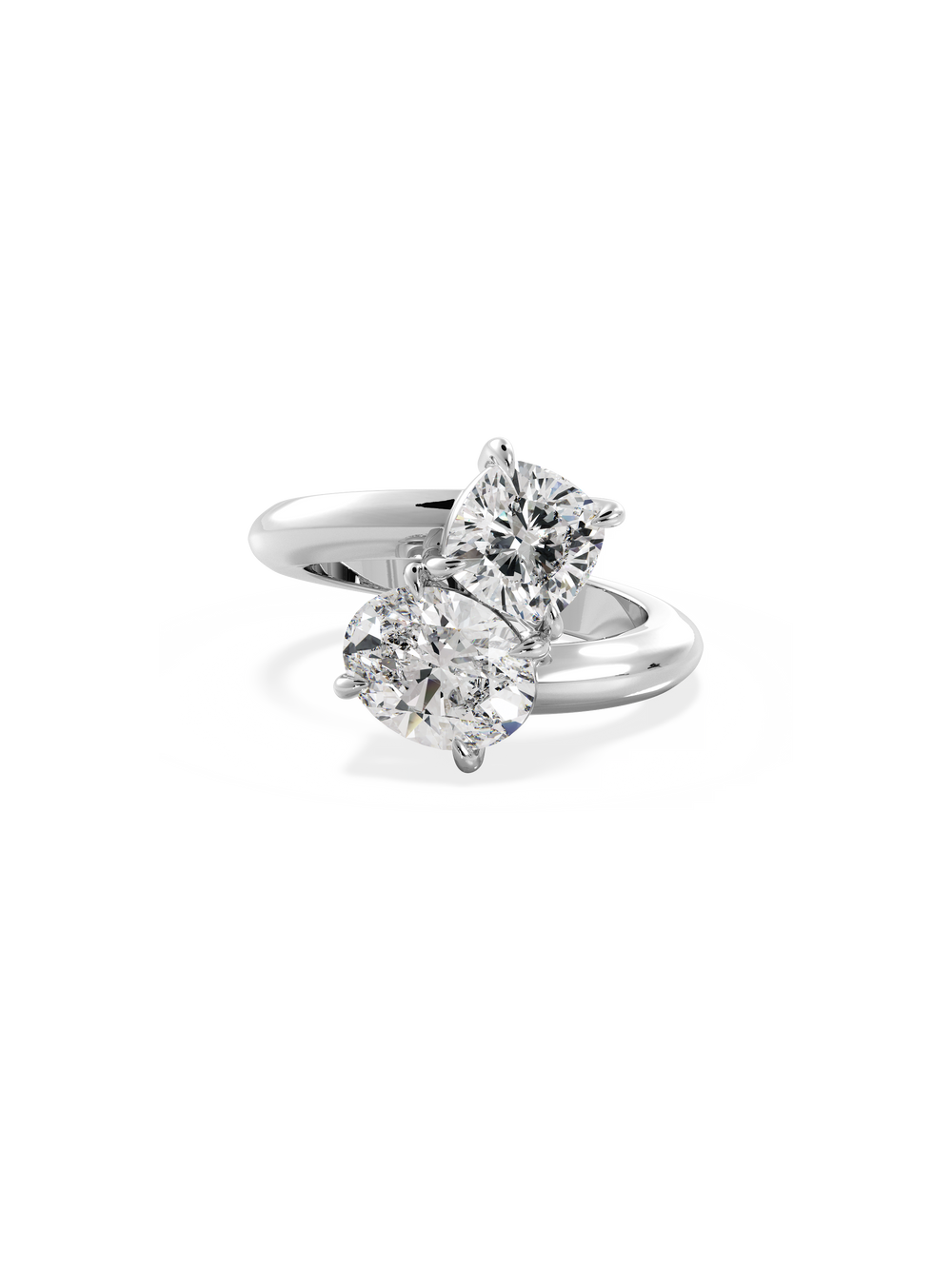 Cushion Jean Toi et Moi Ring - View