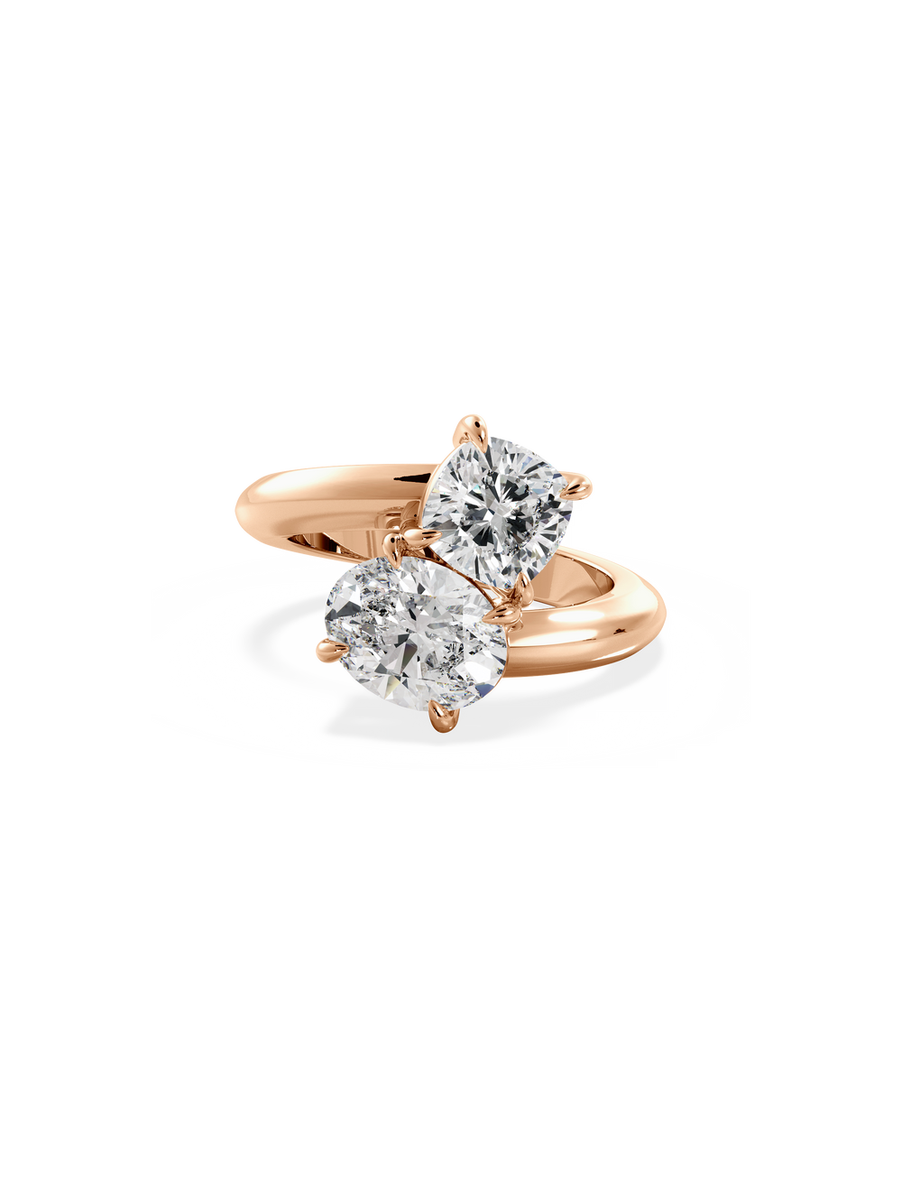 Cushion Jean Toi et Moi Ring - View