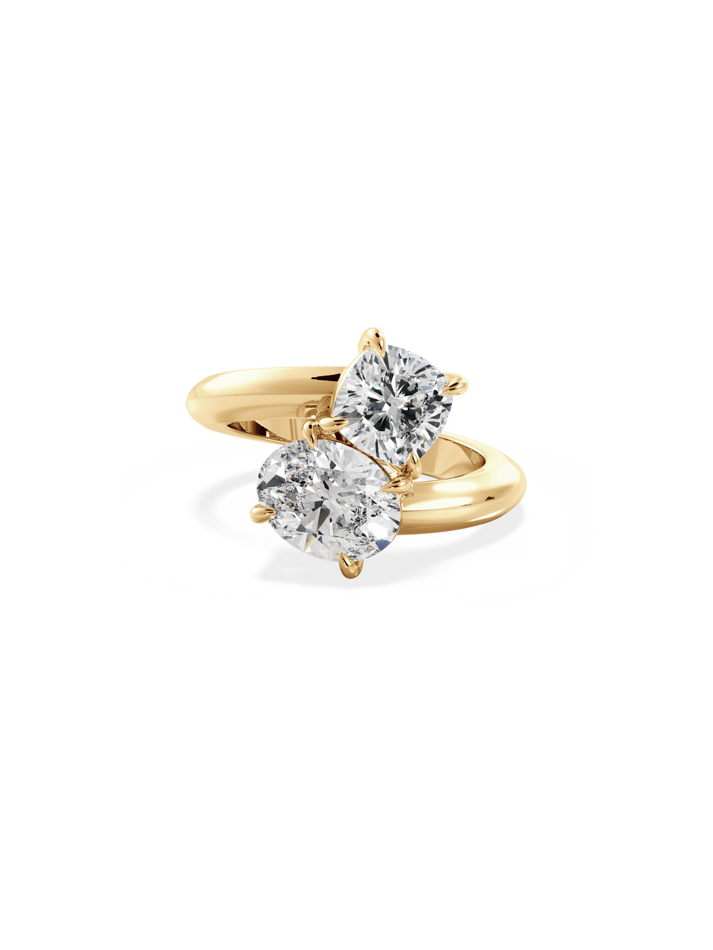 Cushion Jean Toi et Moi Ring - View