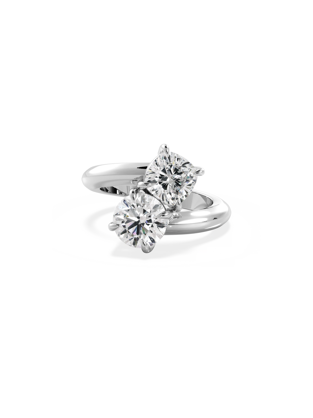 Cushion Jean Toi et Moi Ring - View