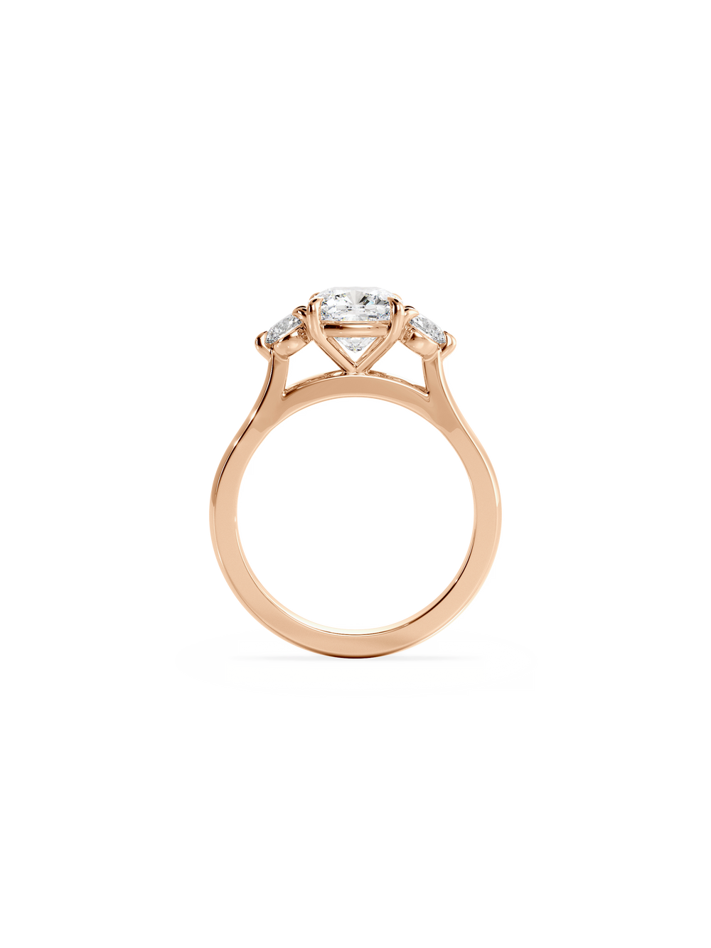 Cushion Cosmic Trio Ring - View