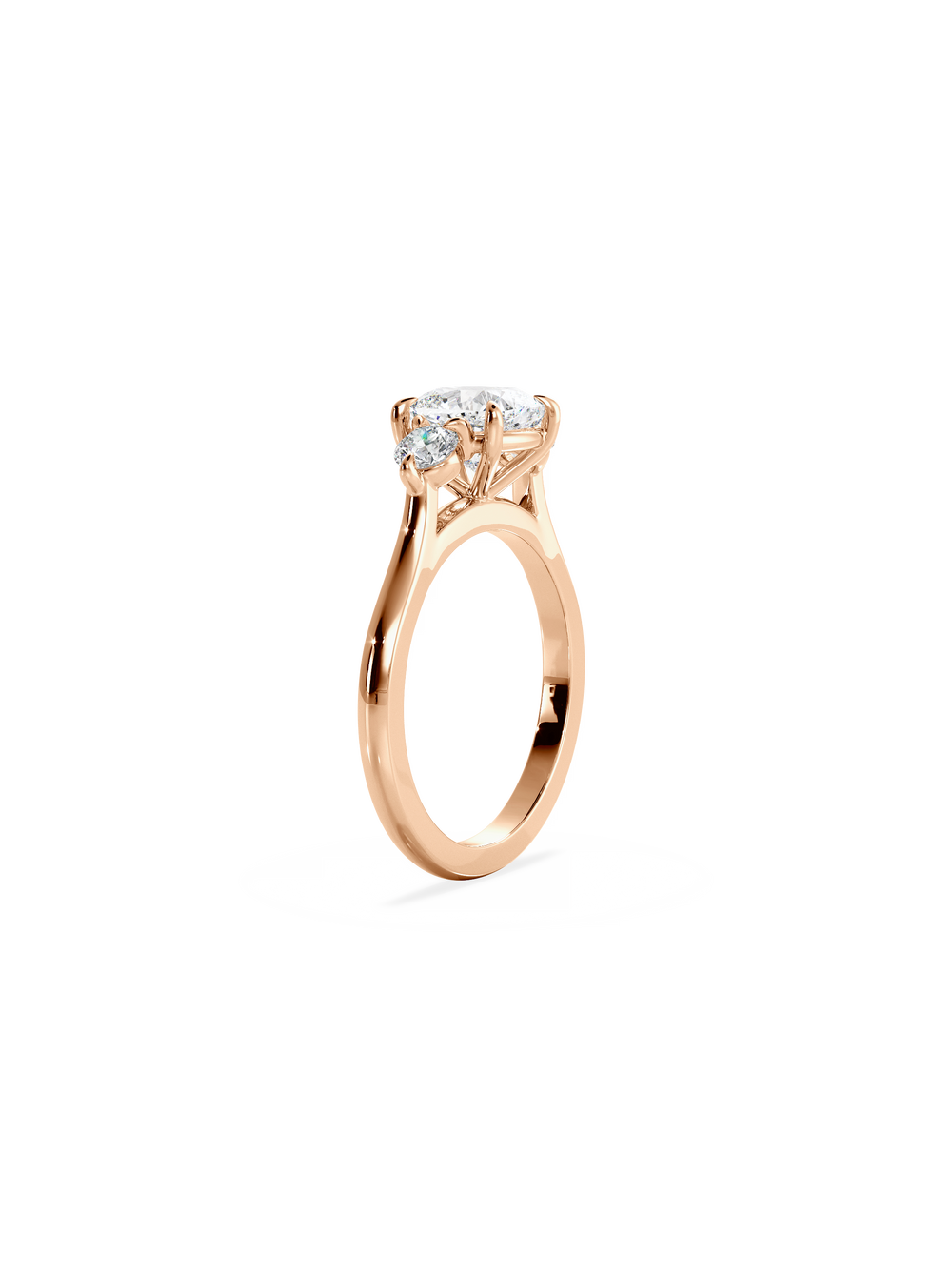 Cushion Cosmic Trio Ring - View