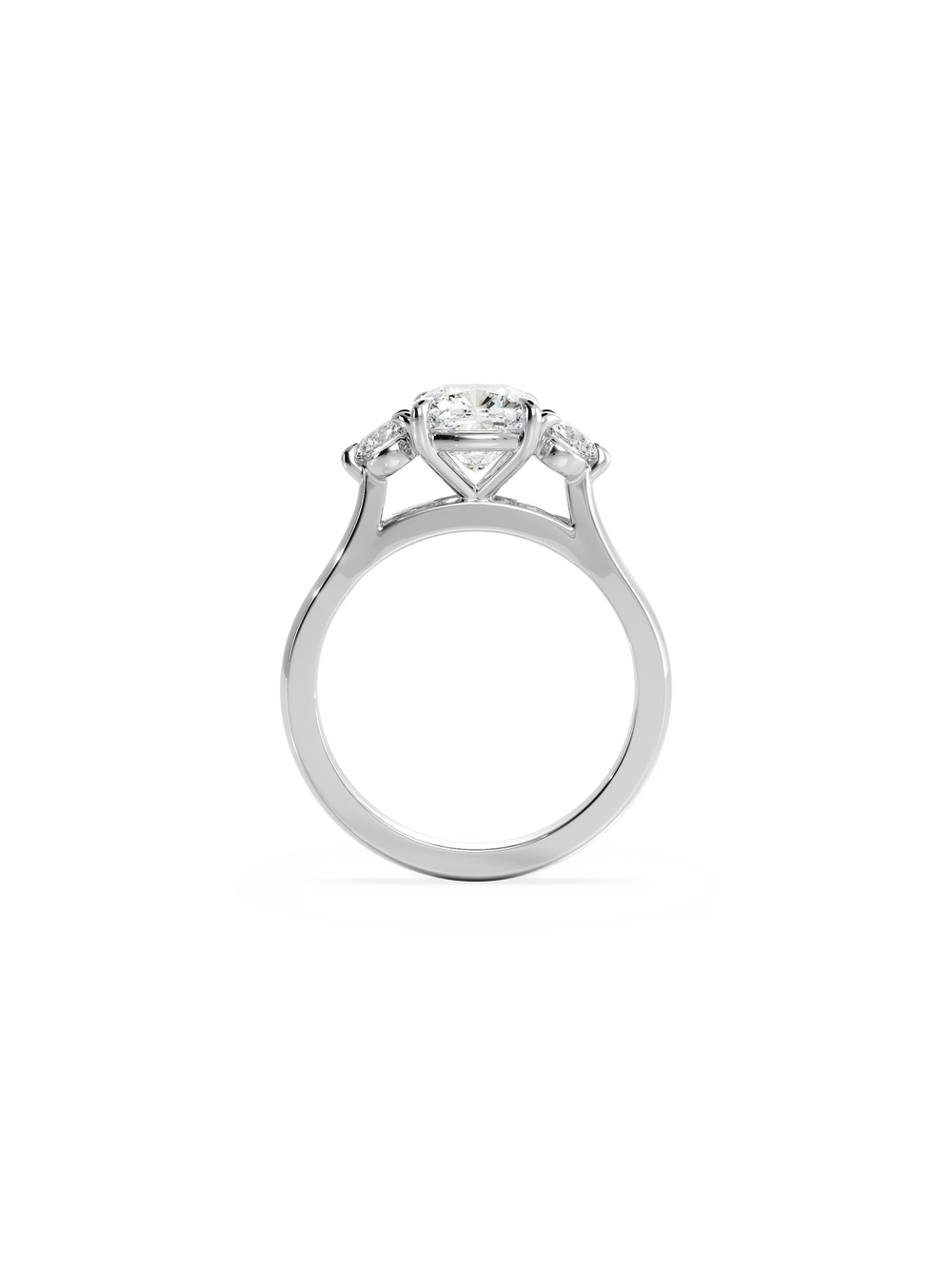 Cushion Cosmic Trio Ring - View