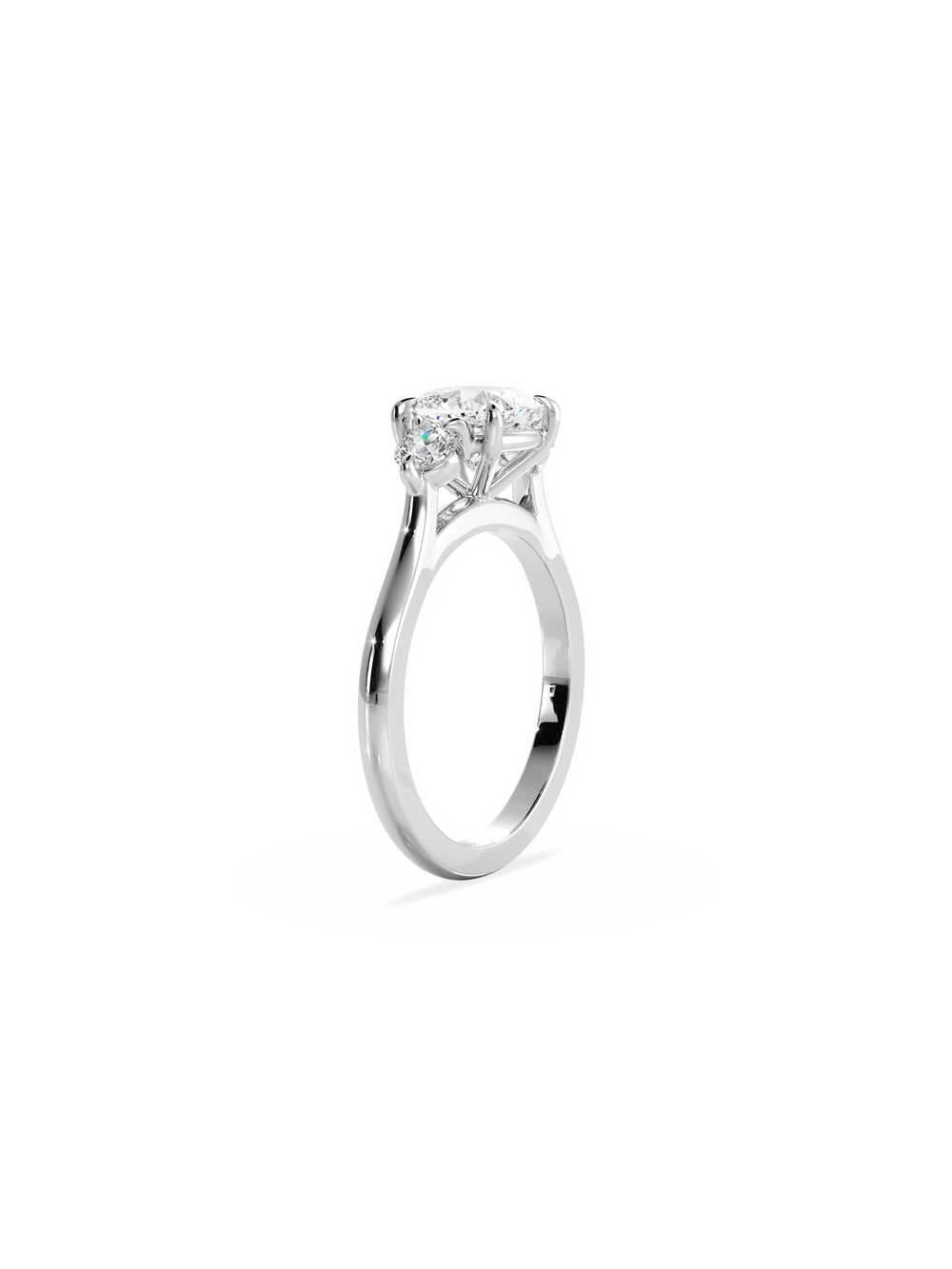 Cushion Cosmic Trio Ring - View