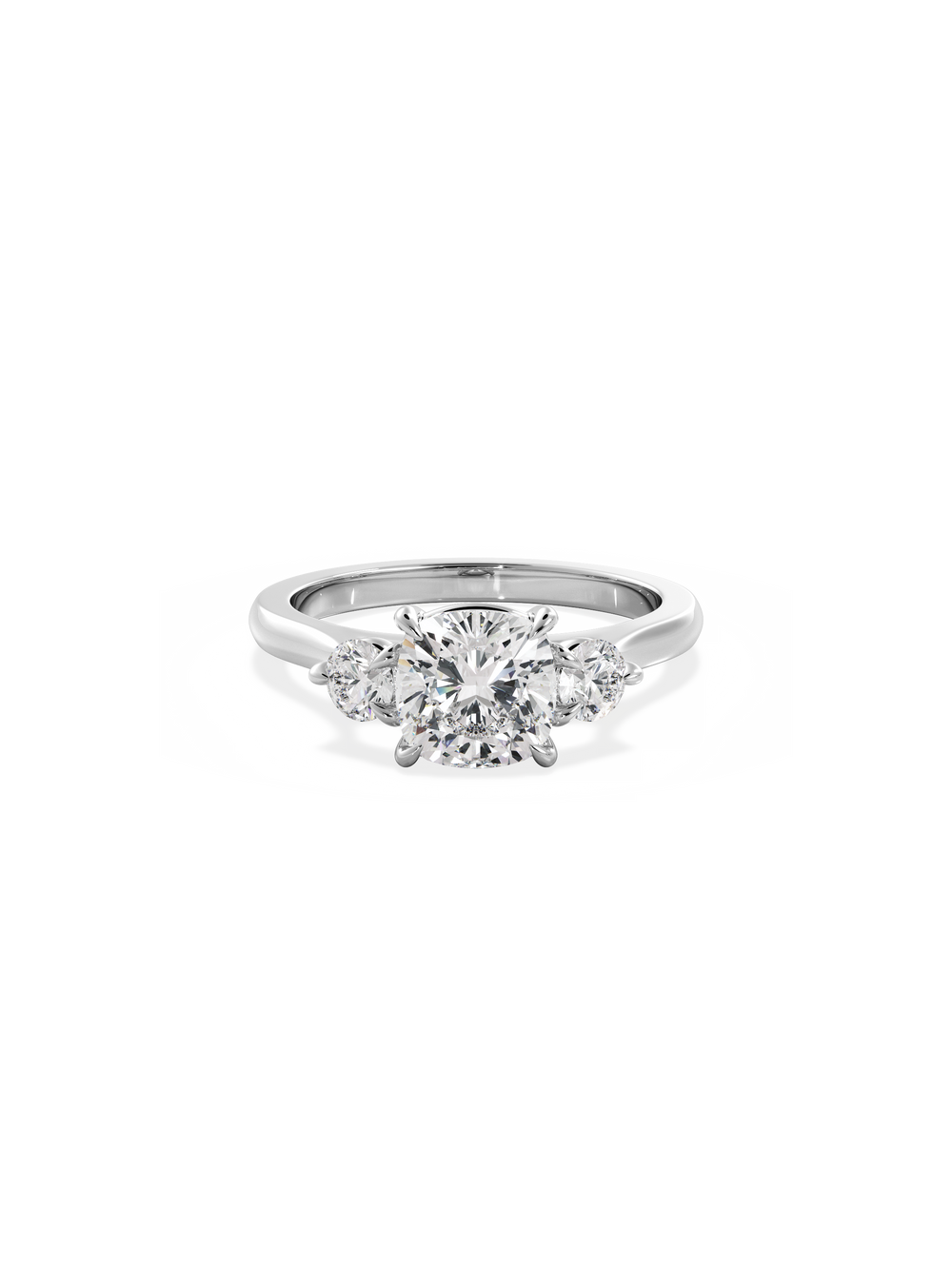 Cushion Cosmic Trio Ring - View