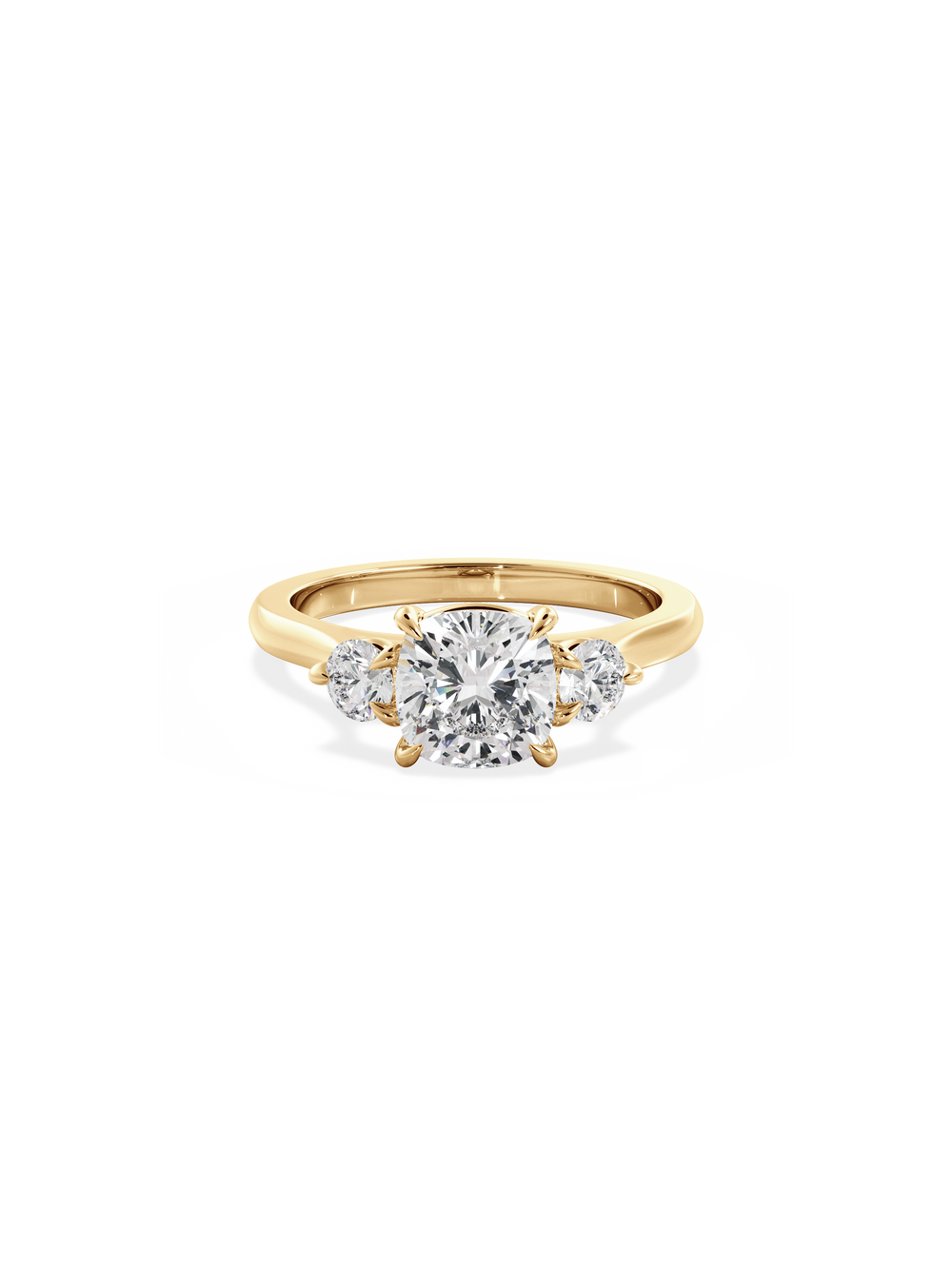 Cushion Cosmic Trio Ring - View