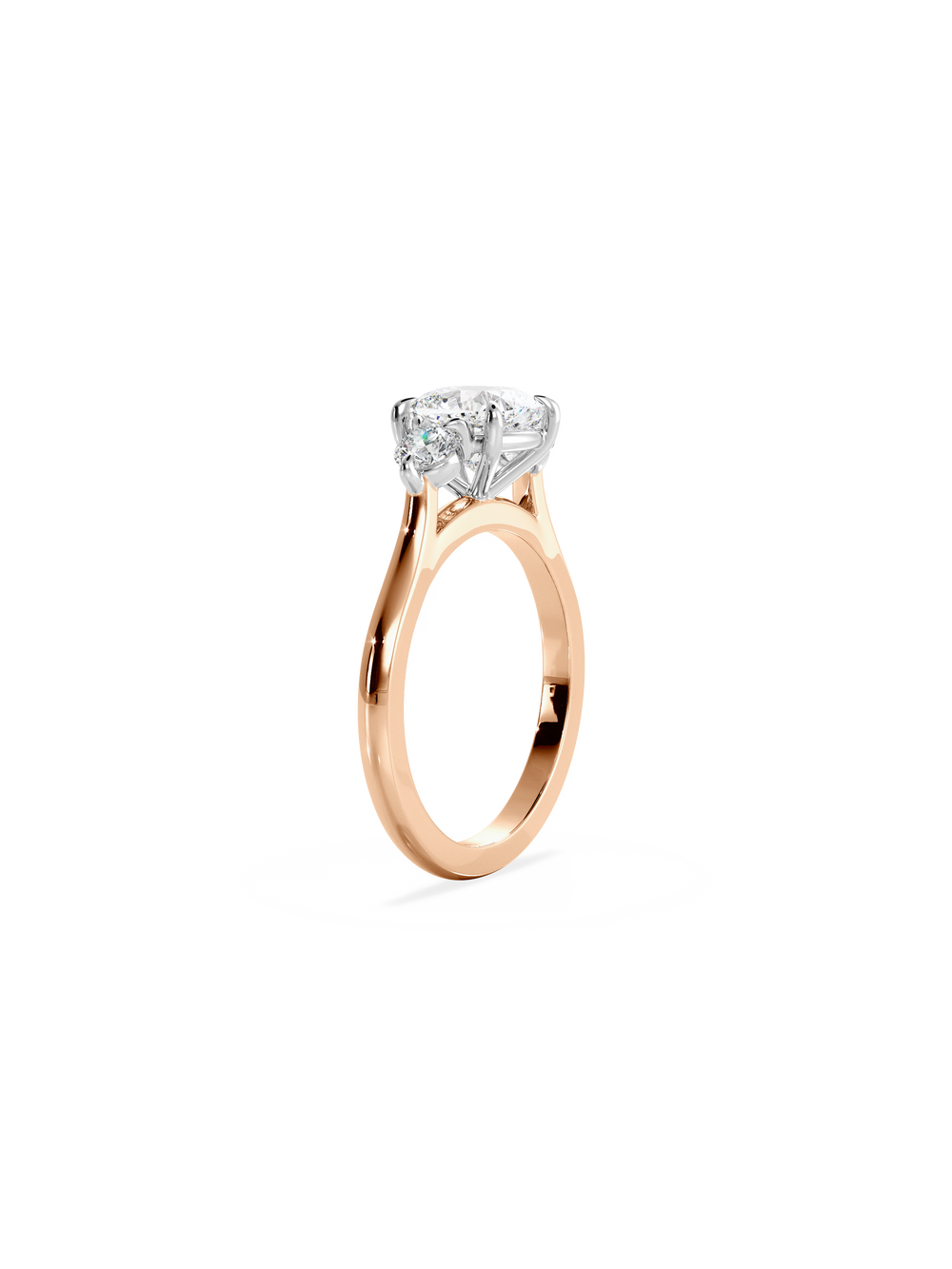 Cushion Cosmic Trio Ring - View