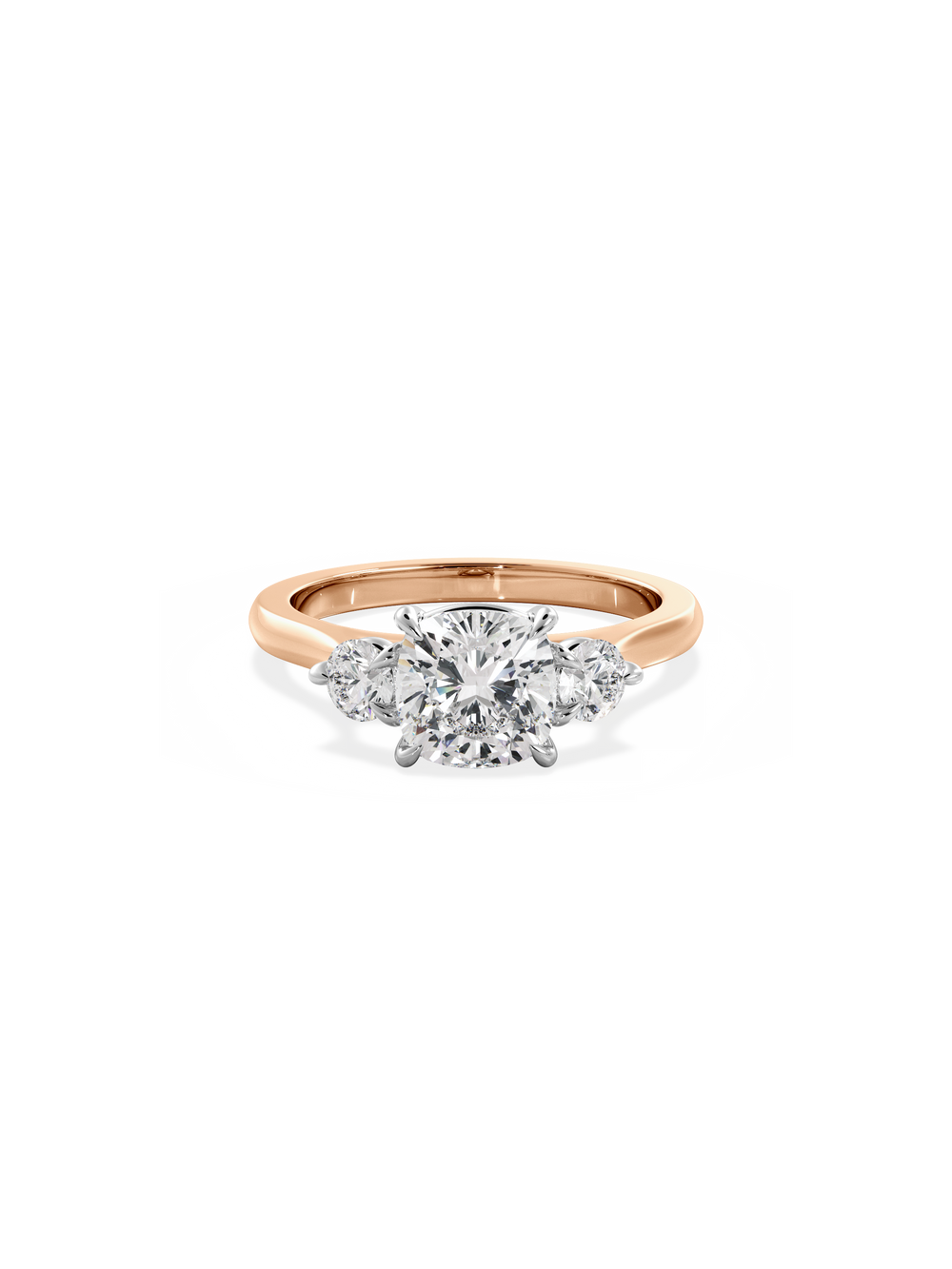 Cushion Cosmic Trio Ring - View