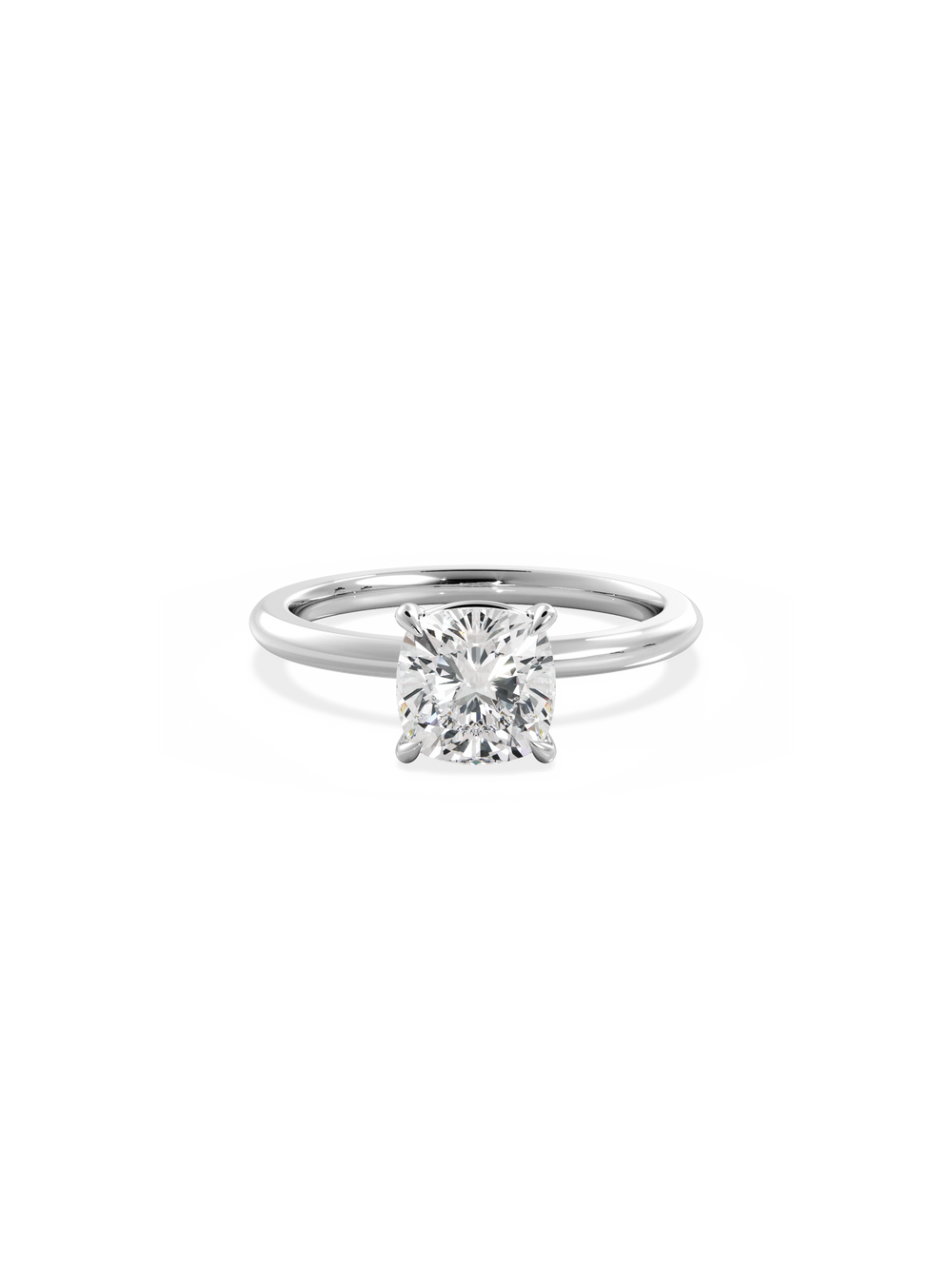 Cushion Ceremonial Solitaire Ring - View