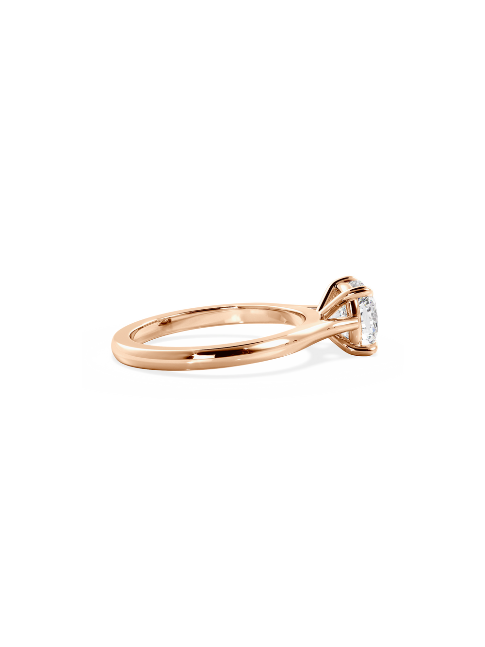Cushion Classic Solitaire Ring - View