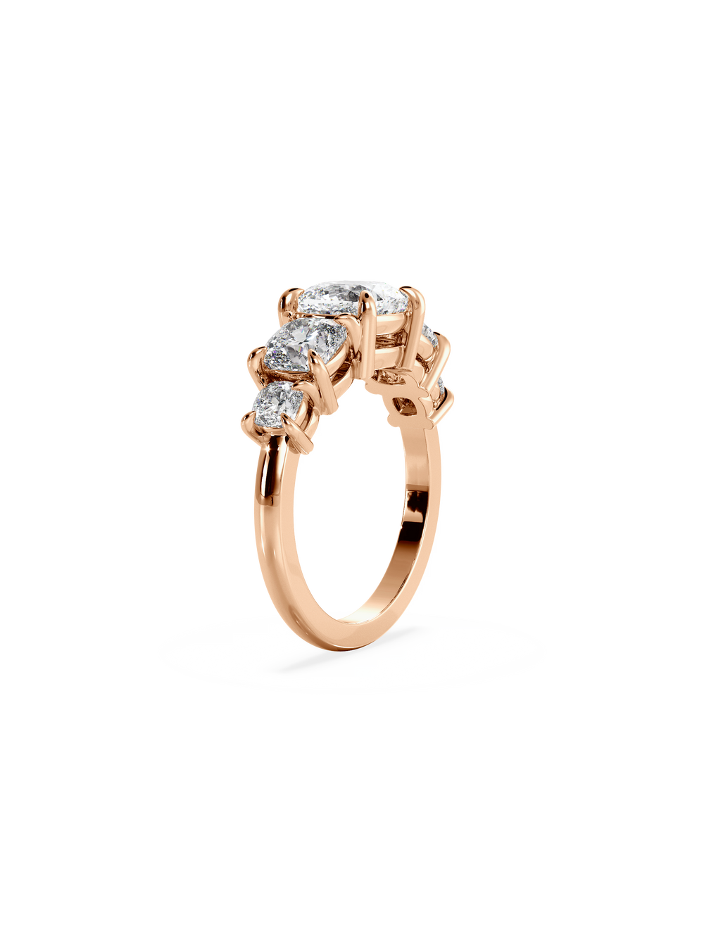 Cushion Signature Five-Stone Ring - View