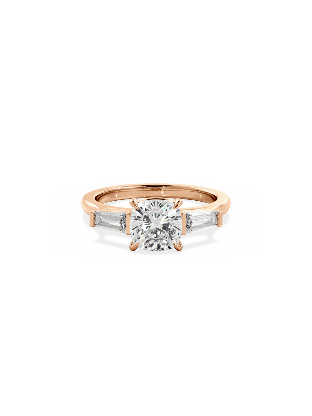 Cushion Lyra Ring - View