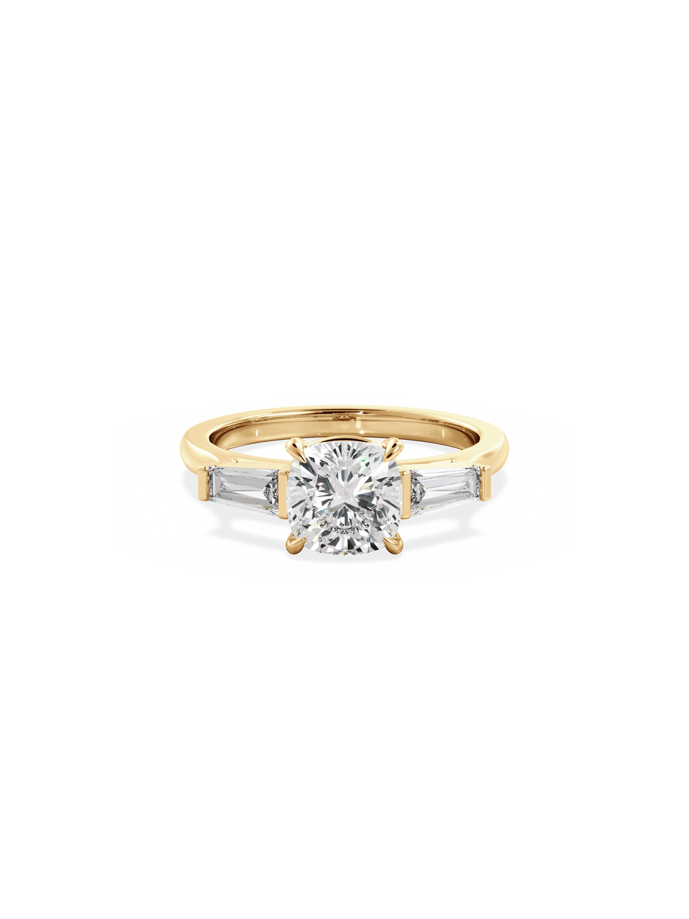 Cushion Lyra Ring - View