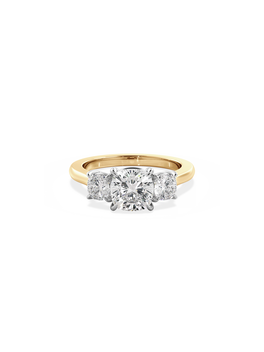 Cushion Trilogy Ring - View