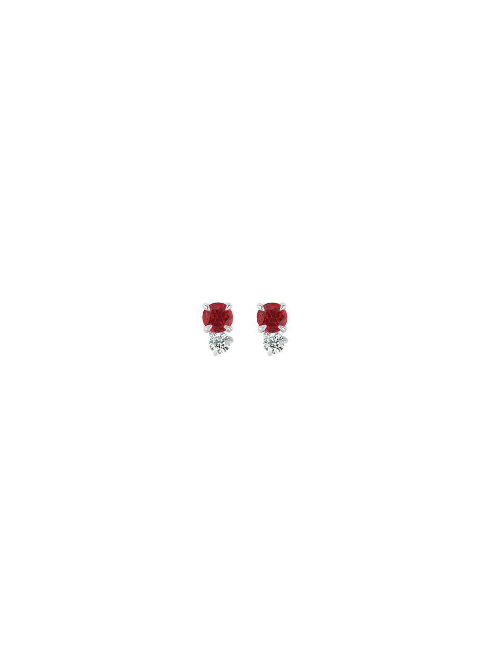 Duo Gem Studs - View