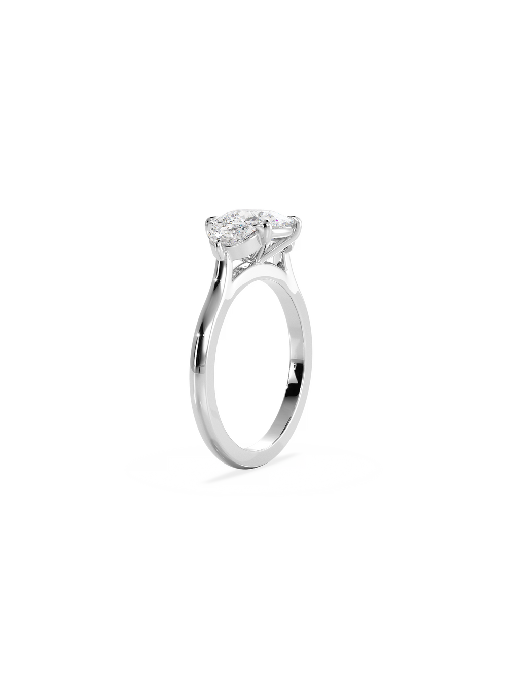 Elongated Cushion Elara Ring - View