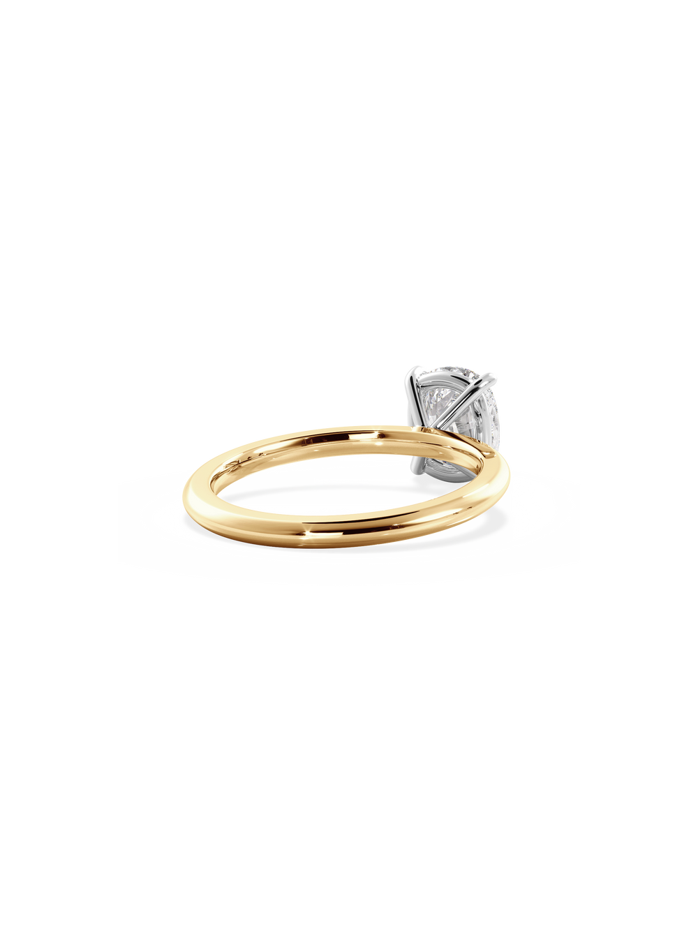 Elongated Cushion Ceremonial Solitaire Ring - View