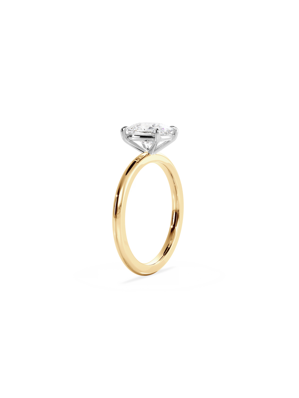 Elongated Cushion Ceremonial Solitaire Ring - View