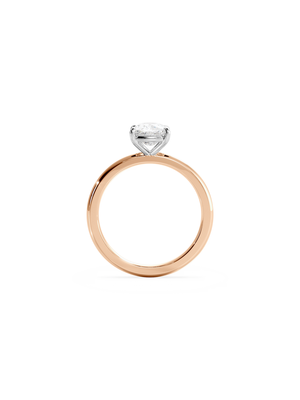 Elongated Cushion Ceremonial Solitaire Ring - View