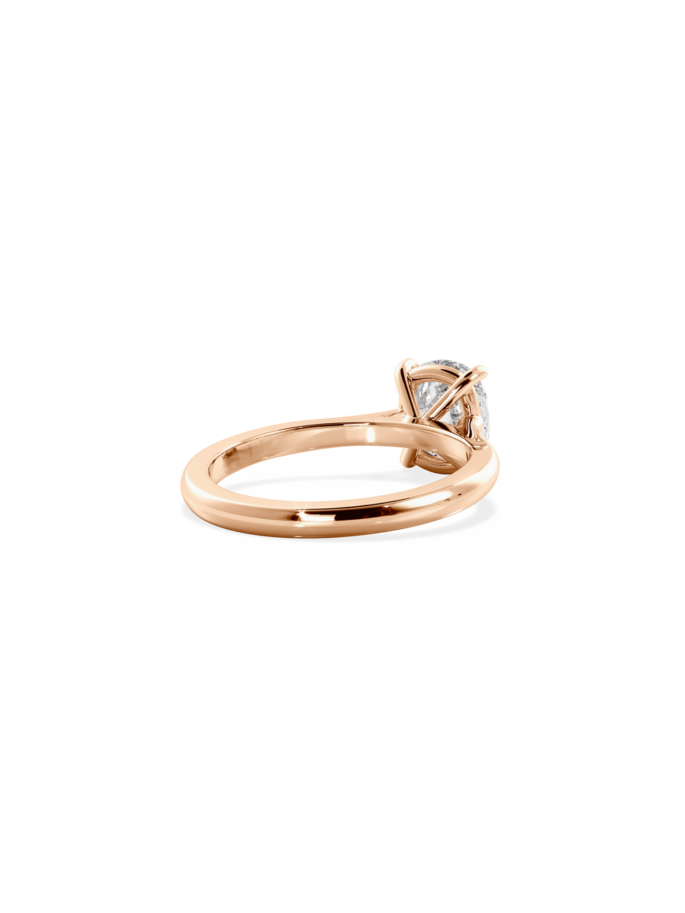 Elongated Cushion Classic Solitaire Ring - View