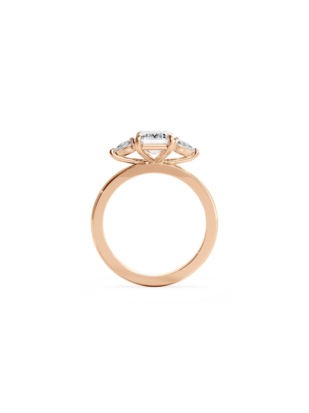 Emerald Amira Ring - View
