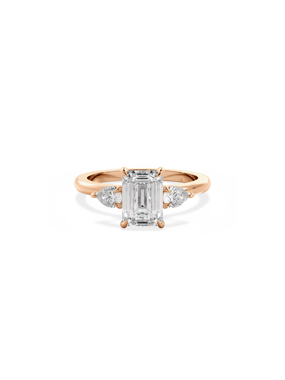 Emerald Amira Ring - View